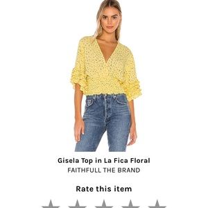 Faithful the brand yellow top